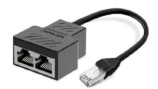 Ethernet Splitter 1 to 2 Internet Splitter RJ45 Female Review, Good and bad points