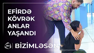 Anna anasına görə efirdə diz çökdü - Studiyada kövrək anlar / Bizimləsən