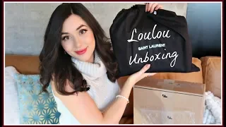 SAINT LAURENT LOULOU HANDBAG UNBOXING