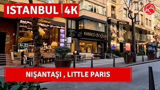 Nisantasi Heart Of Fashion - Luxury In Istanbul 2023 Walking Tour|4k 60fps
