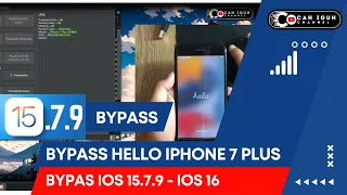 New Bypass Hello iOS 15.7.9 / iOS 16 / Cara Bypass iPhone 7 Plus iOS 15.7.9 / Bypass Hello iOS 15-16