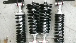 ebay budget coilovers for project elco #gbody #coiloverconversion  #coilovers