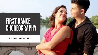 Dreamy Romantic Wedding Dance Choreography "La Vie En Rose"🌹 | Wedding Dance Tutorial for Beginners