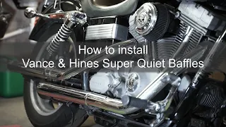 How to install Vance & Hines super quiet mufflers