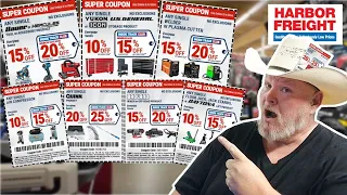 Hot Harbor Freight Coupons on Top Brands up to 25% OFF!