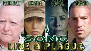 Hershel, Rosita, Carol, Shane - Like A Plague