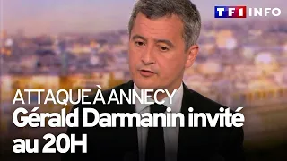 Annecy : "C'est innommable" - Gérald Darmanin s'exprime au 20H