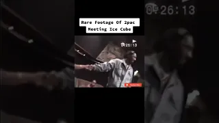 rare footage of Tupac Shakur and ice cube #oldschool #90s_rap