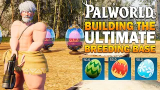 Palworld Hard Mode - Building The Ultimate Breeding & Iron Base!