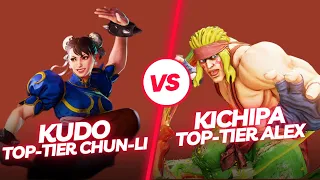SFV CE ▰ Kudo (ChunLi) vs Kichipa (Alex) ▰ Street Fighter 5 Top Tier Gameplay