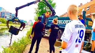 HUGE SAFE FOUND IN THE RIVER! We go Diving in the Water to Find More!