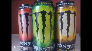 субъективный  обзор на импортные энергетики  monster rehab и monster energy nitro