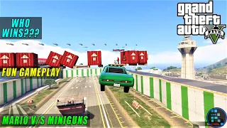 GTA V | Amazing And Funny Mario v/s Miniguns Gameplay