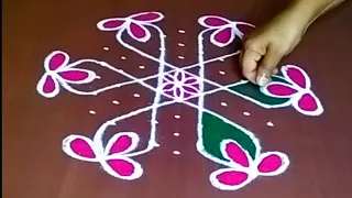 9*5 beautiful rangoli design 🌷 festival rangoli 🌷 traditional rangoli 🌷@jeevanarangoli505