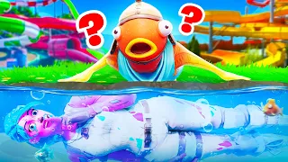 Hiding UNDERWATER to WIN Hide & Seek! (Fortnite)