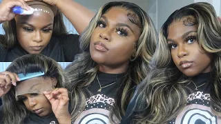 Best Blonde Balayage Wig | Birthday Wig Install 💓 ft  MEGALOOK HAIR