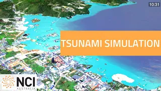 Simulation of 2004 Boxing Day tsunami - Patong beach