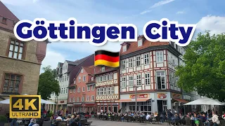 4k Germany City Göttingen 🇩🇪 Walk in Tour Ultra HD (4k60fps) Video 2023