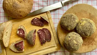 PITINA Original Italian SALAMI without salami casing easy recipe