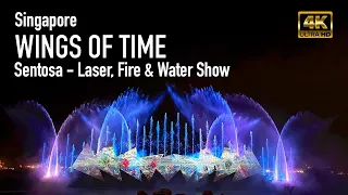 Wings of Time - Sentosa Laser, Fire & Water Show