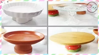 DIY CAKE CUPCAKE STAND, HOW TO MAKE CAKE STANDS UNDER $3!