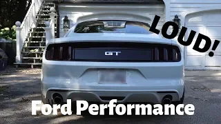 S550 Mustang GT Side Exhaust Start Up, Idle and BIG Rev