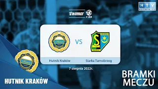 Bramki meczu: Hutnik Kraków - Siarka Tarnobrzeg (eWinner 2.Liga - sezon 2022/23)