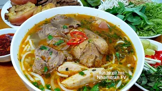 Cách nấu BÚN BÒ GIÒ HEO - BÚN BÒ HUẾ Tuyệt Ngon Rất Dễ Làm Tại Nhà Dịp Cuối Tuần |Nhamtran FV