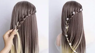 Simple Hairstyle For Long Hair For College Girl  - Braided Hairstyle Tutorial Easy