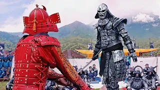 The most powerful Golem samurai challenges the red samurai, unaware it's the worst mistake ever