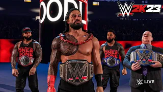 Roman Reigns vs Kevin Owens Royal Rumble WWE 2K23