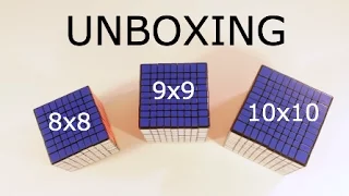 Shengshou 8x8 9x9 and 10x10 UNBOXING!!!