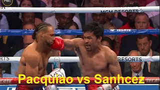 Pacquiao Vs "Dirty Sanchez" || Deceitful Opponent