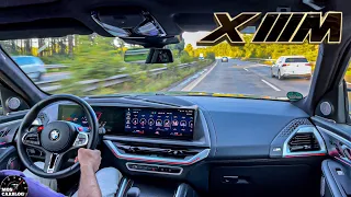 2023 BMW XM POV on AUTOBAHN! FASTER THAN EXPECTED! Top Speed!