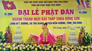 Đại lễ phật đản chùa Đông Sơn thôn Dục Dương, xã Trà Giang, huyện Kiến Xương, tỉnh Thái Bình phần 3