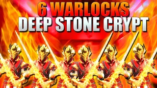 6 WARLOCKS IN THE DEEP STONE CRYPT RAID!