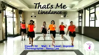 That's Me - Linedance || Demo & Walkthrough