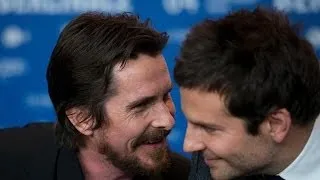 Christian Bale & Bradley Cooper Kissing Moment at at The Berlin Film Festival! | Feb 2014