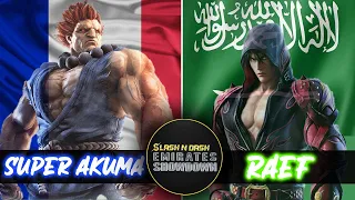 Tekken 7 - Super Akouma (Akuma) vs Raef (jin) Top 8 - Slash & Dash - Emirates Showdown 2023