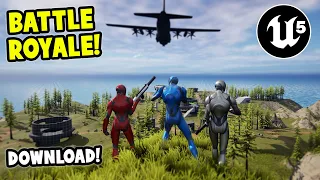 Lyra Battle Royale Mode Showcase | Unreal Engine 5