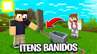 TESTANDO ITENS EXCLUÍDOS DO MINECRAFT!