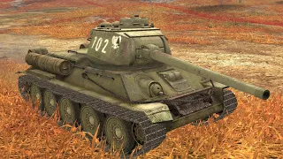 T-34-85 Rudy _ 3834 DMG, 5 Kills - WoT Blitz UZ Gaming