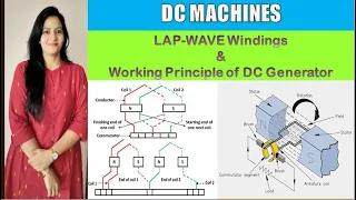 Armature Winding || Lap-Wave || Concept of Parallel Path || Working Principle of DC Generator