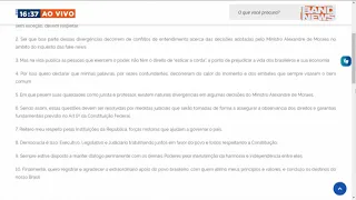 Jair Bolsonaro pública "declaração à nação