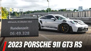 New Porsche 911 GT3 RS Sets A Crazy Lap Time On The Nürburgring