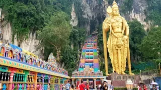 Swami Murugan temple | Batu Caves Kuala lumpur Malaysia 2023 | 4K