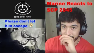 Marine Reacts to SCP 2845-The Deer (By The Exploring Series)