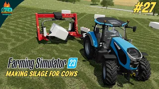 Let’s play Amberstone #27- Making silage bales - Farming Simulator 23 Mobile Urdu Hindi