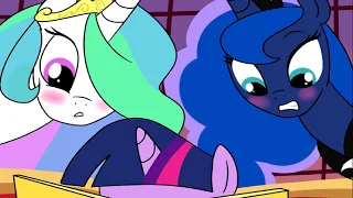 Princess Celestia and Princess Luna's Embarrassing Photo Album! [MLP Comic Dub]