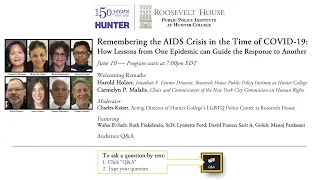 Remembering the AIDS Crisis in the Time of COVID-19